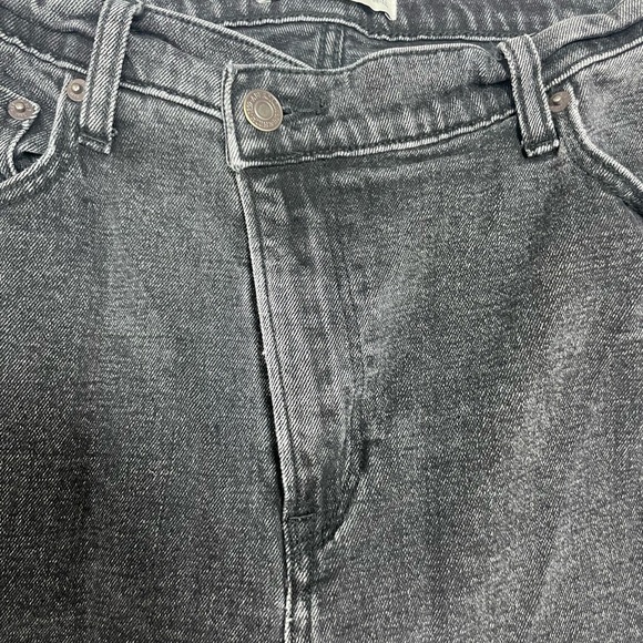 Abercrombie & Fitch Women's Black Jeans Slim Straight Ulta High Rise - Picture 3 of 4